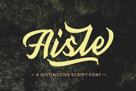 Aisle: A Vintage Font for Bold, Retro Web Design