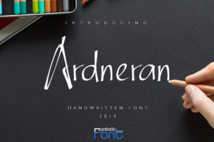 Ardneran Font: Testing a Natural Handwritten Typeface