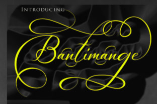 Bantimange Font: Bold Script for Editorial Design