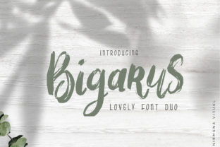 Bigarus Font: A Botanical Script for Editorial Design