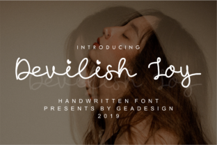 Devilish Joy: A Handwritten Font for Charming Branding