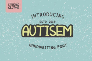 Discover AUTISEM: A Bold Handwritten Font for Standout Branding