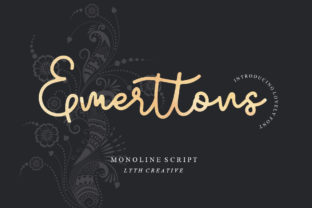Emerttons: A Graceful Handwritten Font for Web Design