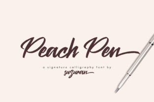 Enhance Your Brand with Peach Pen: A Stylish Script Font
