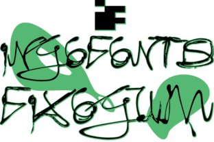 Fixogum Font: Bold Handwritten Type for Craft Projects