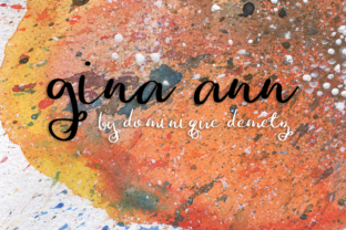 Gina Ann Font: Bold Handwritten Style for Business Branding