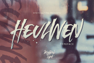 Heulwen Font: Bold Handwritten Type for Campaigns
