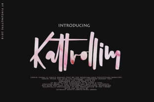 Kattrolim Font: Adding Vintage Film Charm to Brand Identity