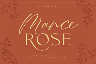 Mance Rose Duo Font for Handmade Crafts