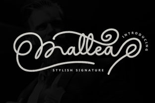 Mattea Font: A Swirly Handwritten Typeface for Makers