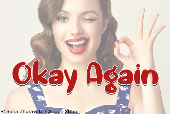 Okay Again: A Funky Handwritten Font for Editorial Charm