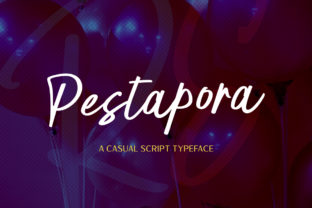 Pestapora Font: Cheerful Handwritten Style for Makers