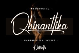 Qhinanttika Font: Bold Handwritten Style for Web Design
