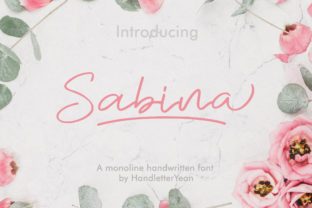 Sabina: A Script Amp Font for Elegant Projects