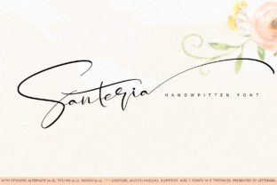 Santeria Font: Elevating Editorial Layouts