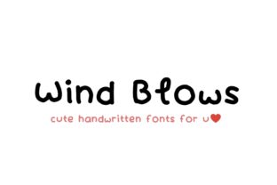 Wind Blows: A Whimsical Font for Engaging Campaigns